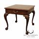 Henredon Rittenhouse Square Mahogany Chippendale Style Ball & Claw Side Table
