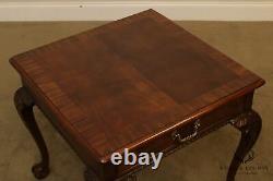 Henredon Rittenhouse Square Mahogany Chippendale Style Ball & Claw Side Table