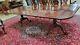Hickory Chair Double Pedestal Dining Table Flame Mahogany Inlaid Banding Aw3