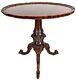 Hickory Chair Mount Vernon Collection Chippendale Mahogany Pie Shaped Tea Table
