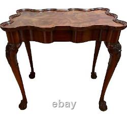 Hickory Chair Mount Vernon Collection Chippendale Mahogany Table