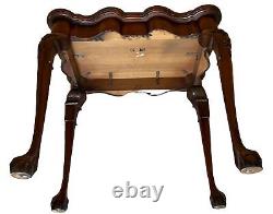 Hickory Chair Mount Vernon Collection Chippendale Mahogany Table