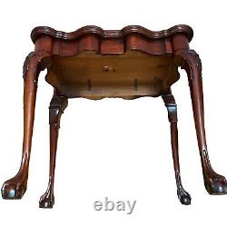 Hickory Chair Mount Vernon Collection Chippendale Mahogany Table