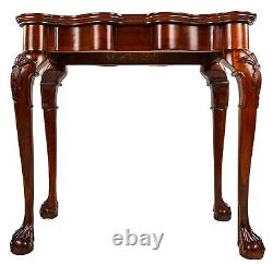 Hickory Chair Mount Vernon Collection Chippendale Mahogany Tea Table Washington