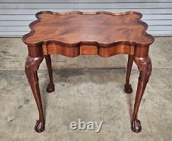 Hickory Chair Mount Vernon Collection Chippendale Mahogany Tea Table Washington