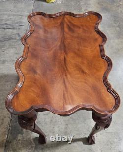 Hickory Chair Mount Vernon Collection Chippendale Mahogany Tea Table Washington