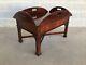 Hickory Chair Quality Mahogany Chippendale Style Butler Table