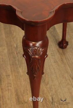 Hickory Mount Vernon Collection Chippendale Mahogany Tea Table