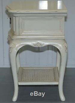Ivory Collection Willis & Gambier Bedside Table Butlers Shelf Part Of A Suite