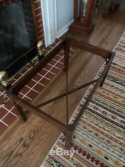 Kittinger Chippendale Style Mahogany Butlers Tray Coffee Table