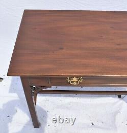 Kittinger Colonial Williamsburg Mahogany Chippendale Style Desk or Table WA 1004