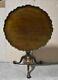 Kittinger Old Dominion Carved Chippendale Mahogany Tilt Top Table Ball & Claw