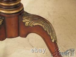 L40963E CENTURY Claw Foot Mahogany Banded Dining Room Table