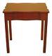 L46696ec Marquart Of Richmond Chippendale Mahogany Occasional Table