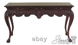 L46760EC LINCOLN GERARD Chippendale Ball & Claw Mahogany Console Table