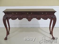 L46760EC LINCOLN GERARD Chippendale Ball & Claw Mahogany Console Table