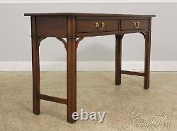 L56149EC HENKEL HARRIS 2 Drawer Chippendale Mahogany Console Table