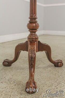 L56358EC CENTURY Sutton Collection Chippendale Mahogany Clawfoot Lamp Table