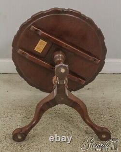 L56358EC CENTURY Sutton Collection Chippendale Mahogany Clawfoot Lamp Table