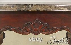 L58208EC HENKEL HARRIS Marble Top Claw Foot Mahogany Console Table