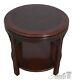L62400ec Drexel Round Chippendale Style Mahogany Lamp Table