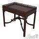 L62993ec Century Sutton Collection Chippendale Mahogany Tea Table