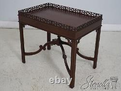 L62993EC CENTURY Sutton Collection Chippendale Mahogany Tea Table