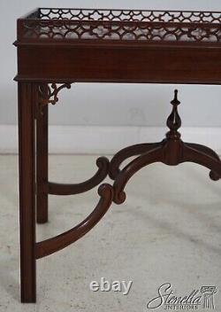 L62993EC CENTURY Sutton Collection Chippendale Mahogany Tea Table