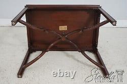 L62993EC CENTURY Sutton Collection Chippendale Mahogany Tea Table