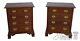 L63414ec Pair Stickley 4 Drawer Mahogany Chippendale Nightstands