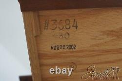 L63414EC Pair STICKLEY 4 Drawer Mahogany Chippendale Nightstands