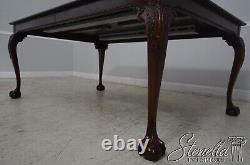L63761EC STICKLEY Ball & Claw Mahogany Banded Dining Table