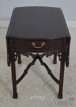 L64236EC KINDEL Winterthur Collection Chippendale Mahogany Pembroke Table