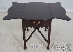 L64236EC KINDEL Winterthur Collection Chippendale Mahogany Pembroke Table