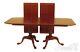 Lf37592 Hickory Chair Co. Clawfoot Mahogany Dining Room Table
