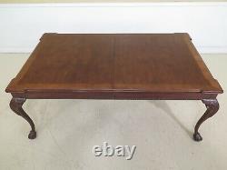 LF48224EC HENREDON Rittenhouse Square Collection Clawfoot Dining Room Table
