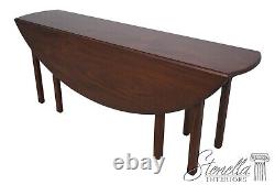 LF64426EC Bench Made Large Mahogany Drop Leaf Dining Table