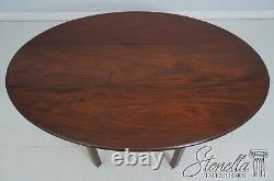 LF64426EC Bench Made Large Mahogany Drop Leaf Dining Table