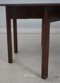 LF64426EC Bench Made Large Mahogany Drop Leaf Dining Table