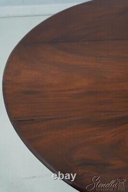 LF64426EC Bench Made Large Mahogany Drop Leaf Dining Table