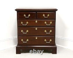 LINK-TAYLOR Heirloom Planters Solid Mahogany Chippendale Bedside Chest A