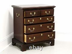 LINK-TAYLOR Heirloom Planters Solid Mahogany Chippendale Bedside Chest A