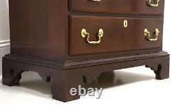 LINK-TAYLOR Heirloom Planters Solid Mahogany Chippendale Bedside Chest A