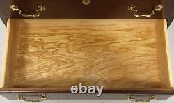 LINK-TAYLOR Heirloom Planters Solid Mahogany Chippendale Bedside Chest A