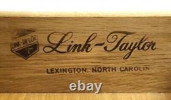 LINK-TAYLOR Heirloom Planters Solid Mahogany Chippendale Bedside Chest A