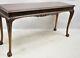 Lane Chinese Chippendale Georgian Mahogany Ball & Claw Console Sofa Hall Table