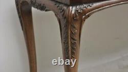 Lane Chinese Chippendale Georgian Mahogany Ball & Claw Console Sofa Hall Table