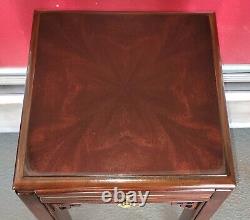 Late 20th Century Drexel Chippendale Mahogany Accent Table