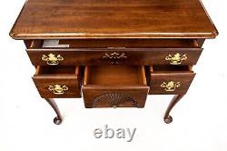 Leopold Stickley Original Chippendale Style Solid Cherry Lowboy Dressing Table