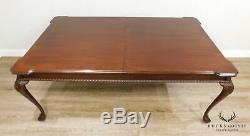 Lexington Chippendale Style Mahogany Ball & Claw Dining Table